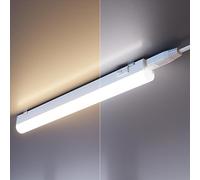 ledscom.de Set di 4 luci LED sottopensile Rigel, ciascuna di 25,9 cm, temperatura di colore regolabile /, 16,784W, ciascuna di 395lm