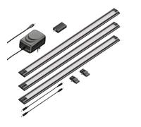 Smart LED sottopensile SIRIS nero opaco con controller WLAN piatto [EEK: G]