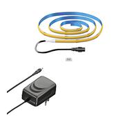 ledscom.de Striscia COB-LED JOR, 100.0cm, piatta, bianco caldo, 10,72W, 1079lm, alimentatore incluso