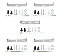 LEDSONE Confezione da 5 staffe per plafoniere da soffitto, 95 mm, per lampada a sospensione, con rosetta, con accessori per illuminazione lampadario, casa e ufficio