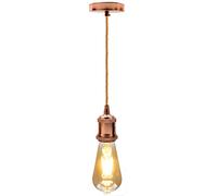 Ledsone Industriale E27 Sostegno Ciondolo Luce Rosone LED Appeso Rétro Lampada