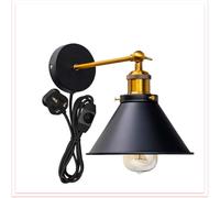 LEDSone Lampada da parete moderna vintage retrò industriale Lampada da parete plug-in Dimmer Switch Paralume E27 UK