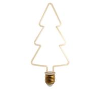 LEDSone Lampadina Edison a LED retrò da 4 W 8 W E27 220 V-240 V vintage morbida lampadina a filamento luce notturna per Natale decorazione casa Halloween luci a forma di albero, confezione da 1