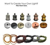 Ledsone Luce Montaggio Rosone Tessuto Cavo Ciondolo Lampade Sostegno Accessori