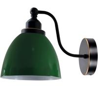 LEDSone Moderno Vintage Retro Industriale Collo di Cigno Braccio in Metallo E27 Sconce Montaggio A Parete Set Luce Apparecchio per Soggiorno Sala da Pranzo Cucina, Arancione (Verde)