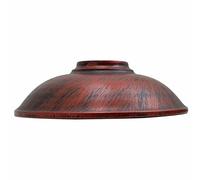 Ledsone Paralume Attico Stile Metallo Pendente a Soffitto Lampada Rustico Rosso