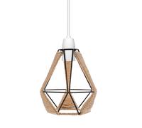 Ledsone Paralume da Soffitto Metallo Gabbia Easy Fit Parete Lampada Tonalità UK