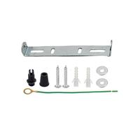 LEDSone Staffa da Soffitto 18,5 cm per Plafoniera, Base per Lampada Con Accessori per Casa e Ufficio (185 mm)