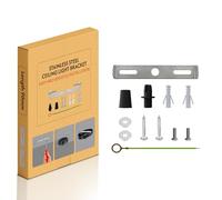 LEDSone Staffa di montaggio per lampada da 110 mm, piastra luminosa in acciaio per soffitto, kit lampada a sospensione per soffitto piastra di montaggio sconce con viti, dadi