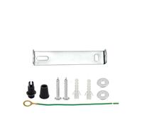 LEDSone Staffa di montaggio per lampada da 95 mm, piastra luminosa in acciaio per soffitto, kit lampada a sospensione per soffitto piastra di montaggio sconce con viti, dadi