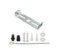 LEDSone Staffa per cinturino a rosa da soffitto con fissaggio a luce, piastra in metallo con accessori (75mm, 1 confezione)