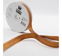 Leduc - 20 metri di polarizzazione 13 colori, metallo lurex - per cucire a doppia piega 8+20+8 mm qualità italiana 9564 COPPER