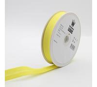 Leduc - 20 metri sbieco di cotone, 30 colori diversi, per cucire pieghe doppie 8 più 20 più 8 mm, qualità italiana, giallo, 5555