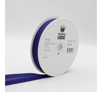 Leduc - 20 metri sbieco di cotone, 30 colori diversi, per cucire pieghe doppie 8 più 20 più 8 mm, qualità italiana, blu 5522