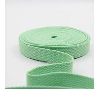 Leduc 3 metri Cinghia di Cotone Bagaglio Maniglia Borsa Cintura Tracolla Imbracatura Zaino Pelletteria Grande Qualità Verde (105) 2,5 cm