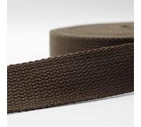 Leduc 3 metri Cinghia di Cotone Bagaglio Maniglia Borsa Cintura Tracolla Imbracatura Zaino Pelletteria Grande qualità Marrone (73) 3cm