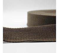 Leduc 3 metri Cinghia di Cotone Bagaglio Maniglia Borsa Cintura Tracolla Imbracatura Zaino Pelletteria Grande qualità Marrone (87) 3cm