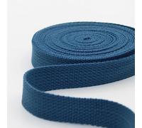 Leduc 3 metri Cinghia di Cotone Bagaglio Maniglia Borsa Cintura Tracolla Imbracatura Zaino Pelletteria Grande Qualità Blu (86) 2,5 cm