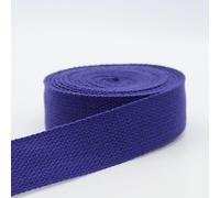 Leduc 3 metri Cinghia di Cotone Bagaglio Maniglia Borsa Cintura Tracolla Imbracatura Zaino Pelletteria Grande Qualità Viola (106) 4cm