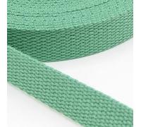Leduc 3 metri Cinghia di Cotone Bagaglio Maniglia Borsa Cintura Tracolla Imbracatura Zaino Pelletteria Grande Qualità Verde (07) 2cm
