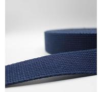 Leduc 3 metri Cinghia di Cotone Bagaglio Maniglia Borsa Cintura Tracolla Imbracatura Zaino Pelletteria Grande qualità Marine (33) 4cm