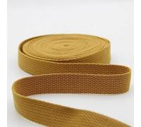 Leduc 3 metri Cinghia di Cotone Bagaglio Maniglia Borsa Cintura Tracolla Imbracatura Zaino Pelletteria Grande Qualità Cammello (77) 2,5 cm