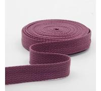 Leduc 3 metri Cinghia di Cotone Bagaglio Maniglia Borsa Cintura Tracolla Imbracatura Zaino Pelletteria Grande Qualità Prugna (55) 2,5 cm