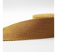 Leduc 3 metri Cinghia di Cotone Bagaglio Maniglia Borsa Cintura Tracolla Imbracatura Zaino Pelletteria Grande qualità Cammello (77) 4cm