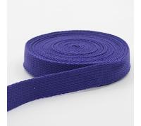 Leduc 3 metri Cinghia di Cotone Bagaglio Maniglia Borsa Cintura Tracolla Imbracatura Zaino Pelletteria Grande Qualità Viola (106) 2,5 cm