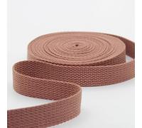 Leduc 3 metri Cinghia di Cotone Bagaglio Maniglia Borsa Cintura Tracolla Imbracatura Zaino Pelletteria Grande qualità Marrone (49) 2,5 cm