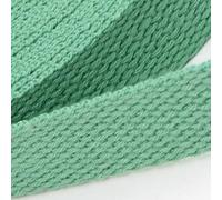 Leduc 3 metri Cinghia di Cotone Bagaglio Maniglia Borsa Cintura Tracolla Imbracatura Zaino Pelletteria Grande Qualità Verde (07) 2,5 cm