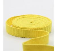 Leduc 3 metri Cinghia di Cotone Bagaglio Maniglia Borsa Cintura Tracolla Imbracatura Zaino Pelletteria Grande Qualità Giallo (94) 2cm