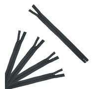 LEDUC 5 Cerniere in Nylon Nero - Dimensioni 15 cm, 5 unità