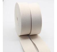 LEDUC 5 m nastro di cinghia cotone pesante Ecru (14) 3cm - NASTRO PESANTE PER ZAINI E BORSE