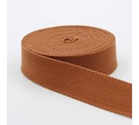 LEDUC 5 m nastro di cinghia cotone pesante Marrone (06) 3cm