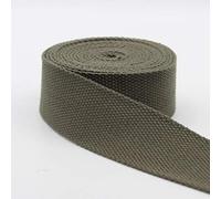 LEDUC 5 m nastro di cinghia cotone pesante Marrone Scuro (35) 3cm