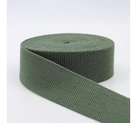 LEDUC 5 m nastro di cinghia cotone pesante Verde Pino (47) 3cm