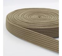 LEDUC 5 metri cinghia a costine cotone vari colori 30 mm (marrone chiaro (03))