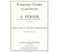 Leduc A. 22 studi moderni per clarinetto Perier Auguste