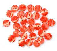 LEDUC Bottoni - 30 Pezzi Rosso Misura Lin 18, Materiale Sintetico, 13x12x1 cm, unità