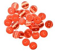 LEDUC Bottoni - 30 Pezzi Rosso Misura Lin 32, Materiale Sintetico, 13x12x1 cm, unità