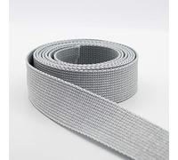LEDUC Cinturino in Lurex, Argento, 5mx36mm