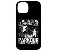 L'educazione al parkour è importante Parkour divertente Custodia per iPhone 14