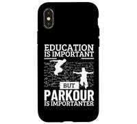 L'educazione al parkour è importante Parkour divertente Custodia per iPhone X/XS
