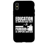L'educazione al parkour è importante Parkour divertente Custodia per iPhone X/XS