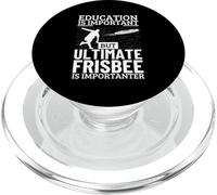 L'educazione dei giocatori di Frisbee è importante divertente Ultimate Frisbee PopSockets PopGrip per MagSafe