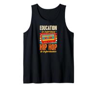 L'educazione è Importante Hip Hop è Importanter Divertente retrò Canotta