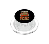 L'educazione è importante Hip Hop è importanter divertente retrò PopSockets PopGrip per MagSafe