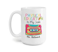 L'Educazione Fisica È La Mia Passione Tazze Di Caffè Novità Tazza Mug Ceramica Tazze Da Tè Regali Divertenti Per Ragazze Anniversario Colleghi 330Ml