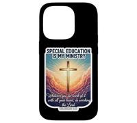 L'educazione speciale cristiana è il mio insegnante di ministero educatore Custodia per iPhone 14 Pro